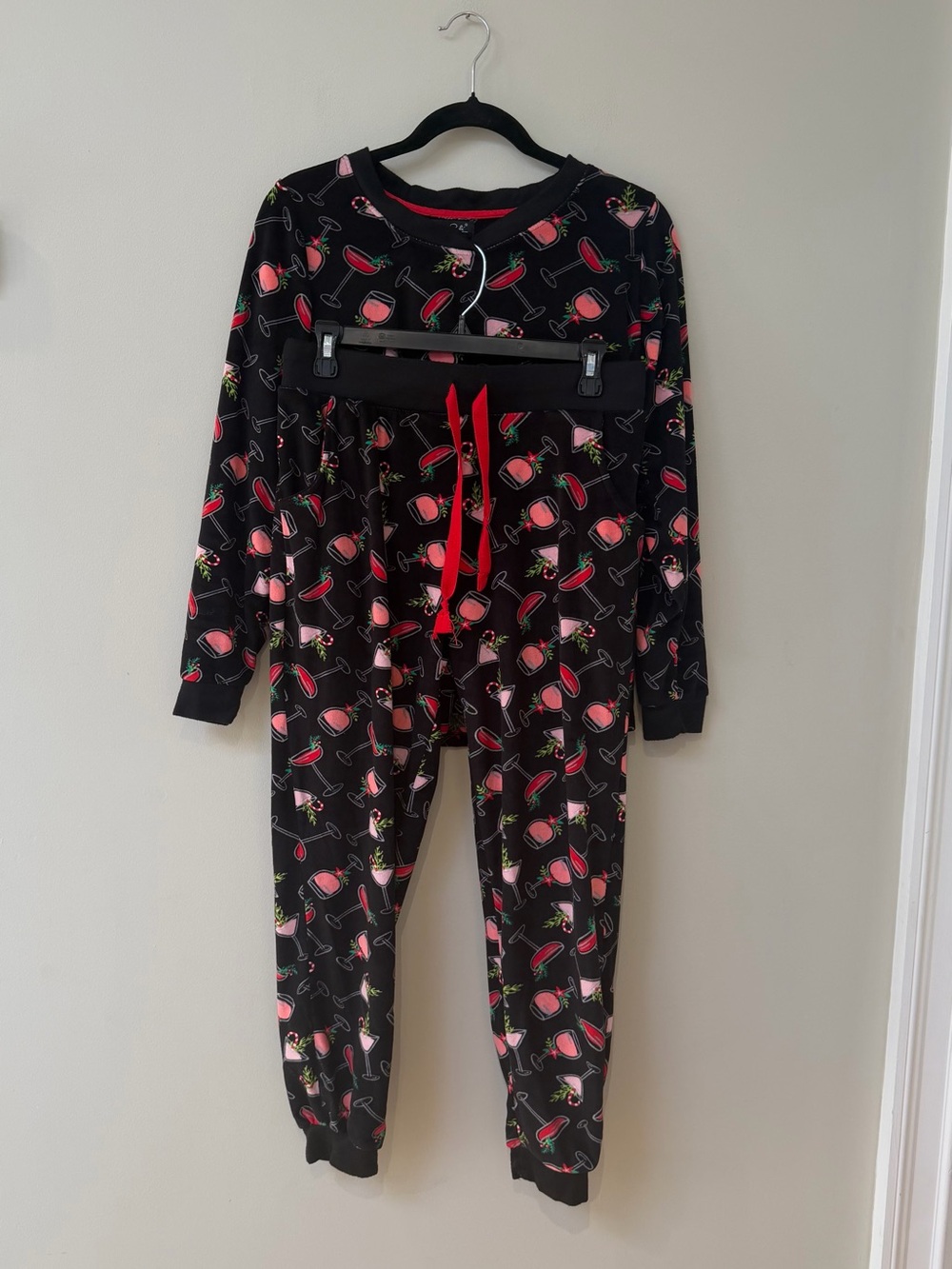 Winter Festive Cocktail Pajama Set